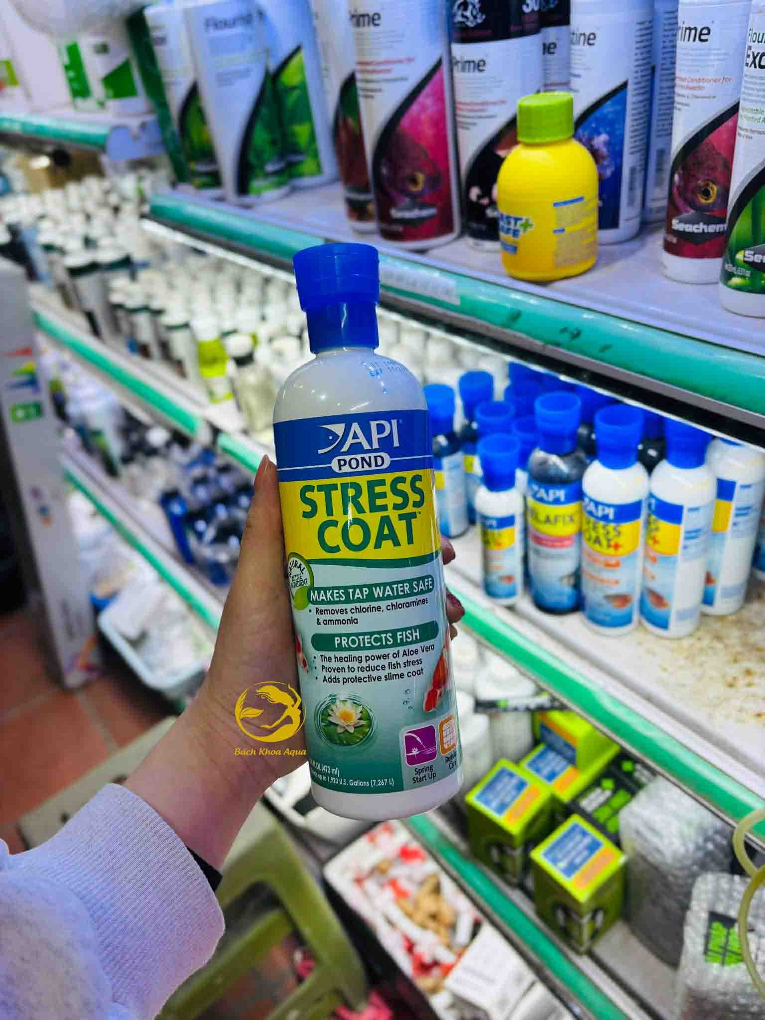 Dung dịch API STRESSCOAT POND chai 473ml